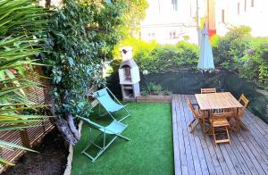 T2 rénové jardin et parking