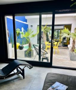 Maisons de vacances Maison avec bassin dans les remparts : photos des chambres