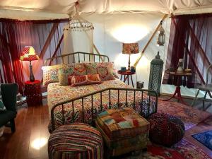 Unique Yurt-Dome Hybrid on Amazing Glampground near Bryson City, North Carolina