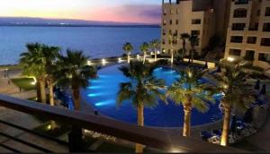Samarah Resort Apartment D32 at DeadSea, Sea & Pool view- Families & couples only