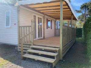 Mobil-home 4-6 pers - Terrasse Couverte - Domaine de Kerlann