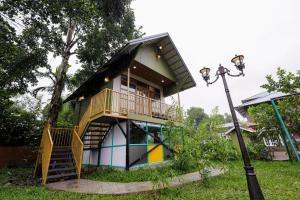 sky blue villa