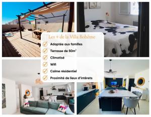 Villas La Villa Boheme : photos des chambres
