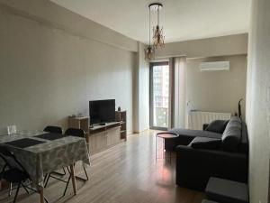 Tetris building, apartment in Piramida