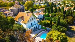 Grande maison proche Carcassonne 10 p piscine spa sauna Le Grand Chalet Bellevue - Couffoulens