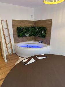T2, Balneo, sauna, lit rond, jeux arcades, parking