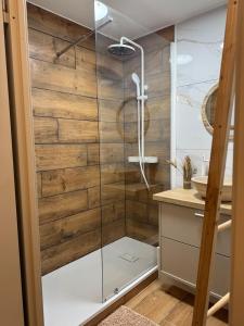 Appartements T2, Balneo, sauna, lit rond, jeux arcades, parking : photos des chambres