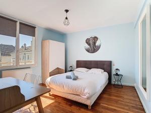 Appartements Le Melunais, face a la Seine : photos des chambres