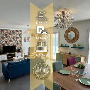 Lotus - Terrasse - Piscine - Parking - Yzosse