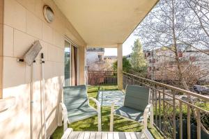 Appartements 2 bedroomed Le Crystal : photos des chambres