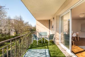 Appartements 2 bedroomed Le Crystal : photos des chambres