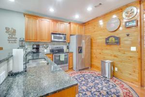 Game Room and Fire Pit Riverfront Home in Ellijay!