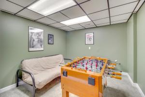 Game Room and Fire Pit Riverfront Home in Ellijay!