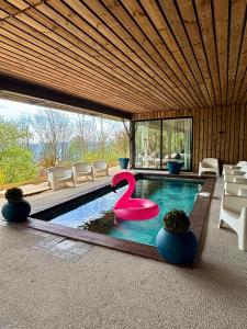 Maisons de vacances La Corniche, Villa d-architecte avec piscine, 2mn mer a Houlgate : photos des chambres