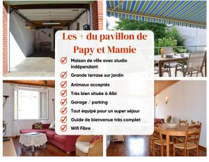 Maisons de vacances Le pavillon de Papy et Mamie - Garage - Terrasse - Proche centre : photos des chambres