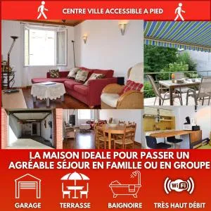 Le pavillon de Papy et Mamie - Garage - Terrasse - Proche centre - 勒斯奎斯特勒