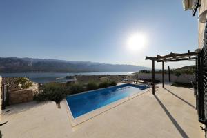 Mediterranean villa with pool, beach, panoramic view - by TRAVELER tourist agency Krk - ID 2509