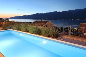 Mediterranean villa with pool, beach, panoramic view - by TRAVELER tourist agency Krk - ID 2509