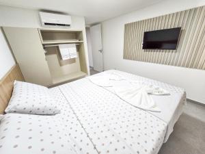 Flat duplex, 100m da praia, piscina