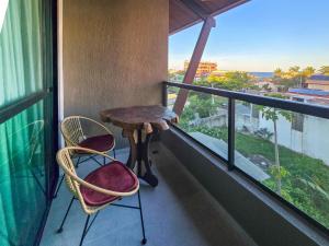 Flat duplex, 100m da praia, piscina