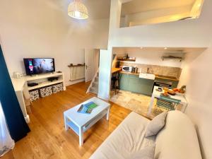 Appartements  Studio Vasconia  Hyper Centre - Mezzanine -Wifi : photos des chambres
