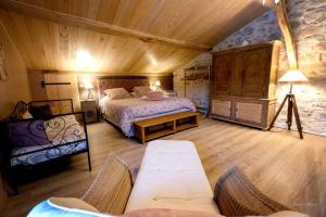 Maisons de vacances Casa Guillarmou - Evasion Enchantee avec Piscine Chauffee, Spa & Clim - Vue Exceptionnelle : photos des chambres