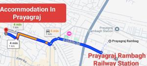 Accommodation In Prayagraj, Near Railway Station Triveni Sangam, Allahabad