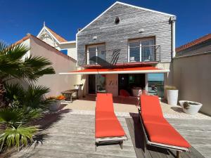 Maisons de vacances Mer & Soleil - Face mer avec acces direct plage : photos des chambres