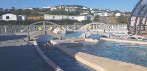 Campings Mobil home au bord de la mer, vue sur la mer camping de la falaise a Equihen-Plage : photos des chambres