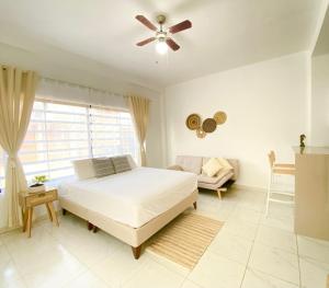 Suite Bugambilia a few steps from the beach, with kitchen -3 guests