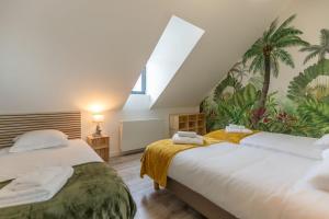 Maisons de vacances La Maison de Papy Ours,Family ,Air-conditioned : photos des chambres