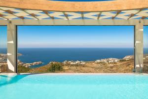 Minimalist Mediterranean Blue key Villa with Sea View & Infinity Heated Pool