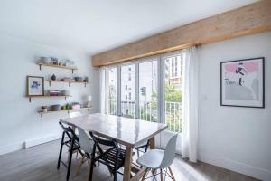Appartements Le Colombier - Balcon, Parking, Seine Musicale : photos des chambres