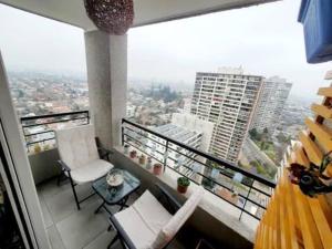 Depto full cercano a metro, Parking, Piscina, Check in 24-7