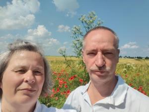ansimali 1- Gemütliche FeWo mit Küche und Gartenblick in Grünhain-Beierfeld für Tierfreunde und Radliebhaber