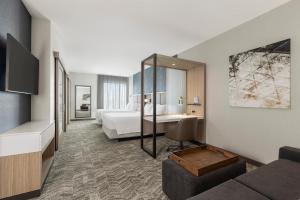 Queen Suite with Two Queen Beds and Sofa Bed - City View room in SpringHill Suites by Marriott Fargo