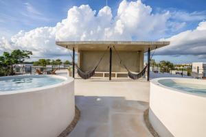 Tulum Aesthetic Mater suite Seremonia Origen with private Pool rooftop Jacuzzi and Gym