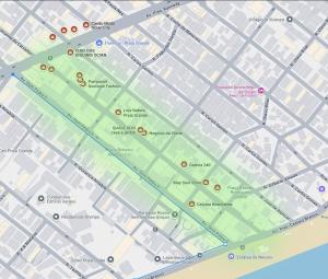 Kitnet na Praia Grande - Ocian Pertinho da Praia, Comércio e Restaurantes a passos