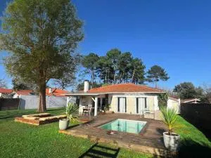 Villa moderne 3 chambres à Seignosse avec piscine chauffée à 5 min de l'océan - FR-1-791-37 - Seignosse