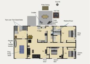 Hot Tub-Boat Parking-SUPs-Fire Pit-Ping Pong-WD-Coffee Bar