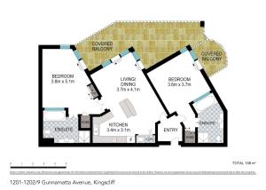 Bliss at Salt - 2 Bedroom Dual Key Apartment