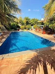 One Bed with AC, Gazebo and Pool in Diani