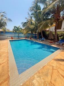 One Bed with AC, Gazebo and Pool in Diani