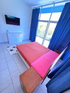 One Bed with AC, Gazebo and Pool in Diani