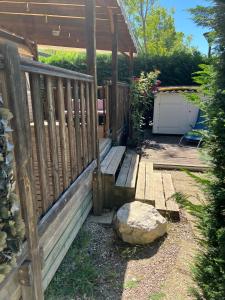 Domaine des Iscles mobile home clim, jardinet sans vis-à-vis