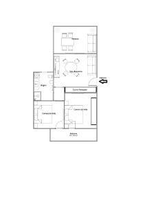 Appartamento con 2 Camere da Letto