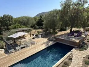 Villa avec piscine 14 personnes - Pinarello - Parsac