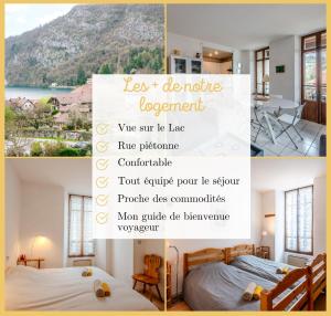 Appartements Le Panorama d-Autrefois I T3 I Talloires : photos des chambres