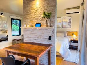 Chalé Encantador na Rota do Vinho com Ar Condicionado