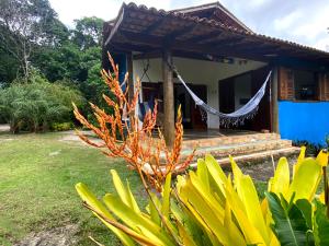 Casa nos Algodoes, imersa na natureza